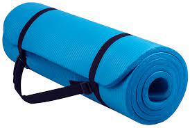 Photo 1 of 24 inch Blue Yoga Mat  with Carrying Strap 