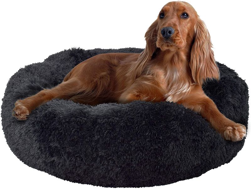 Photo 1 of Black donut pet bed large 