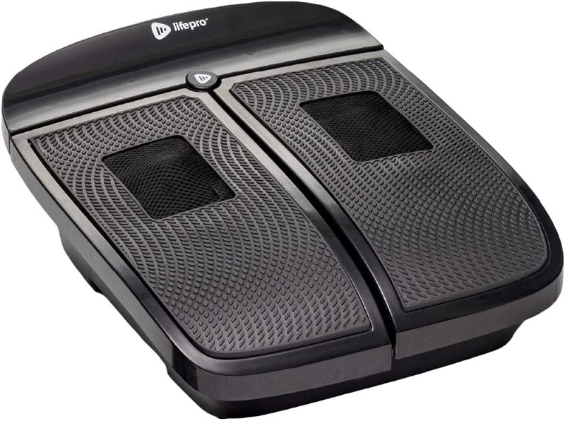 Photo 1 of LifePro Vitalize Foot Massager Machine - 2 in 1 Vibration Plate with Rotating Acupressure Heads for Plantar Fasciitis, Muscle Pain Relief, Stimulate Feet & Leg Circulation - Perfect for Home & Office
