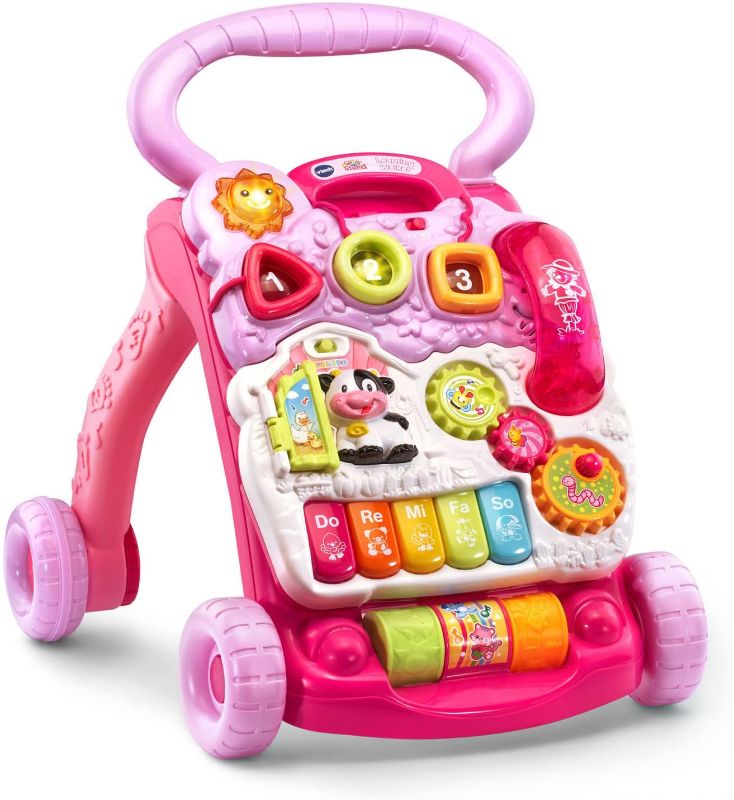 Photo 1 of VTech Sit-to-Stand Learning Walker, Pink
