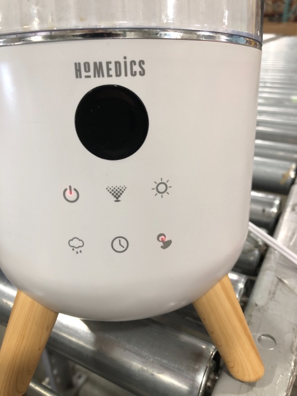 Photo 1 of HoMedics TotalComfort Deluxe Ultrasonic Humidifier for Large Bedrooms Family Rooms, Top Fill, Cool Mist for Moisture, 1.47-Gallon Water Tank, Programmable Humidity Level, Auto-Off Timer Up to 12 Hours
