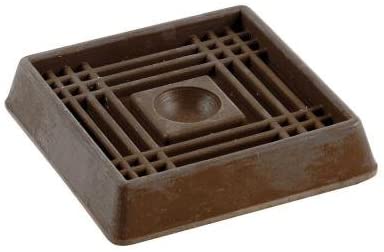 Photo 1 of 2 in. Brown Square Rubber Furniture Cups (4-Pack)
LOT OF 5 PACKS.