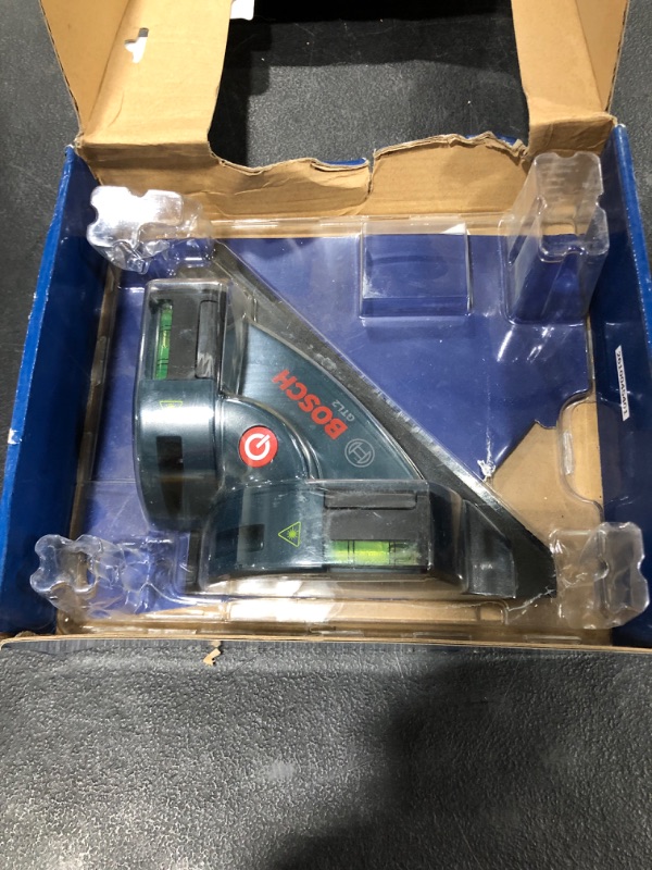 Photo 2 of BOSCH Laser Level and Square. OPEN BOX. POSSIBLY MISSING ITEMS.
