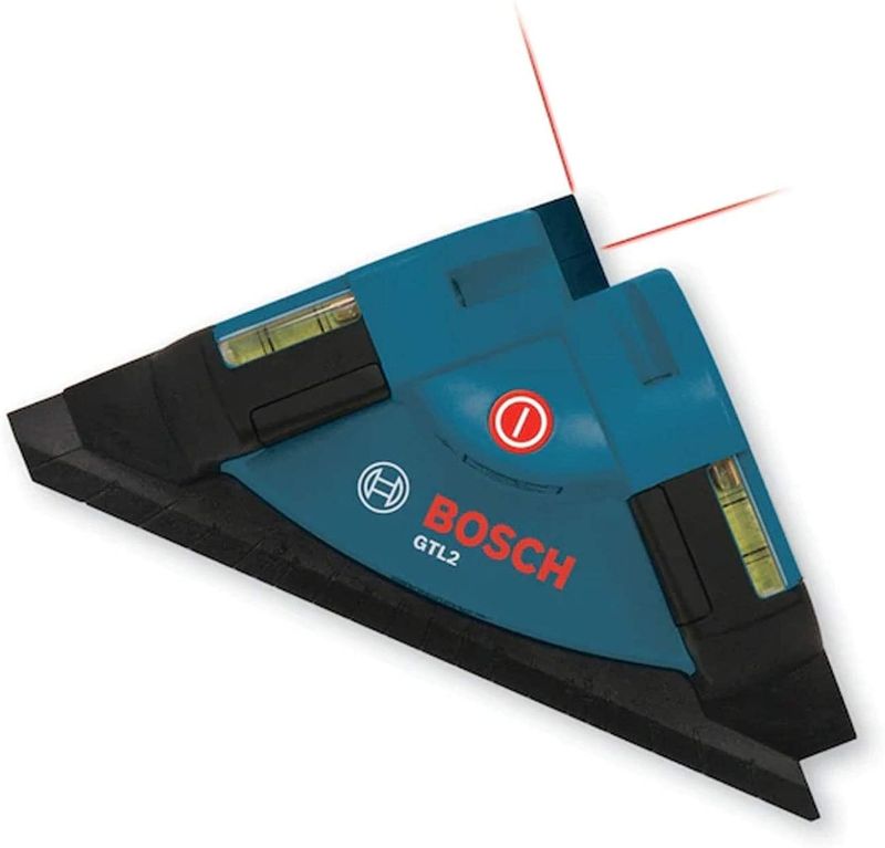 Photo 1 of BOSCH Laser Level and Square. OPEN BOX. POSSIBLY MISSING ITEMS.
