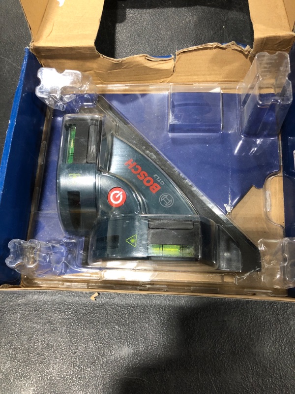 Photo 3 of BOSCH Laser Level and Square. OPEN BOX. POSSIBLY MISSING ITEMS.
