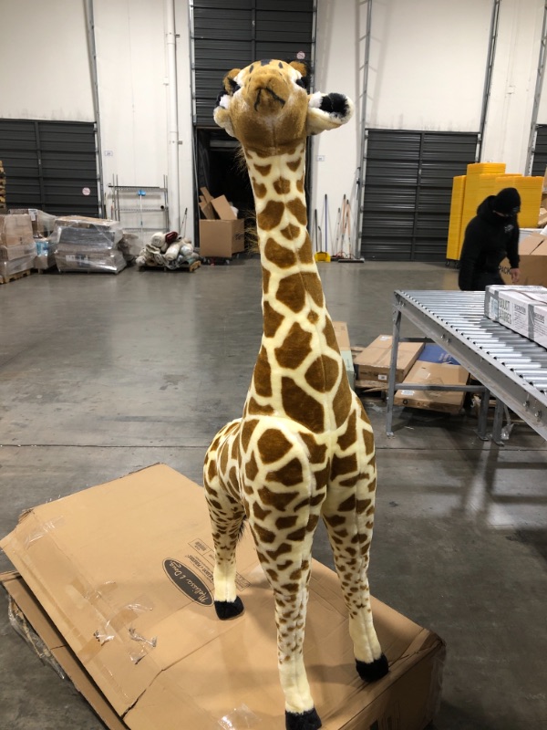 Photo 2 of Melissa & Doug Giant Giraffe - Lifelike Stuffed Animal (over 4 feet tall)
