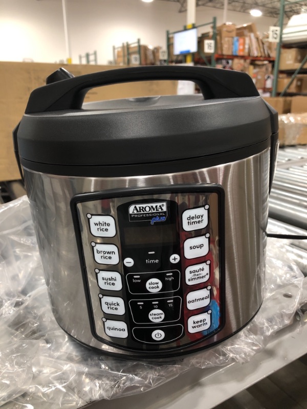 Photo 3 of Aroma Professional Plus ARC-5000SB 20-Cup (Cooked) Digital Rice Cooker, Food Steamer, Slow Cooker, Stainless Exterior/Nonstick Pot  ( parts only )