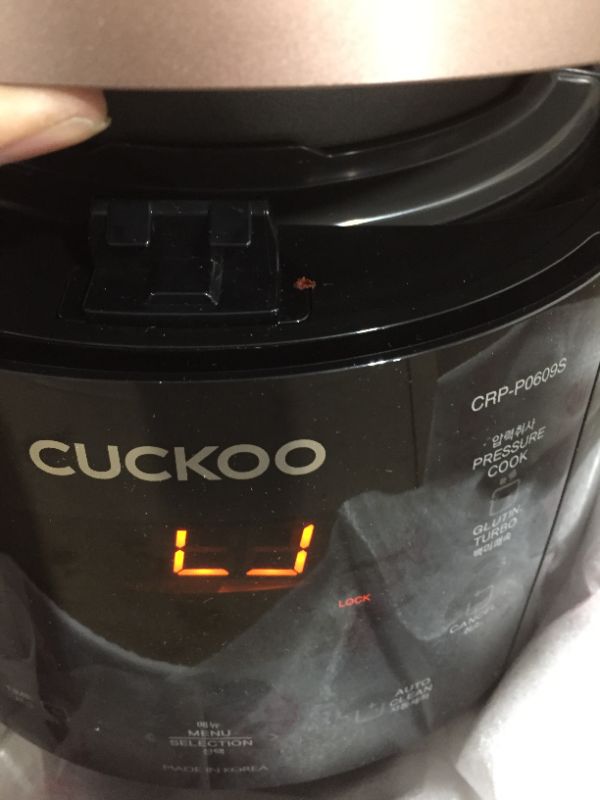 Photo 2 of Cuckoo CRP-P0609S 6 Cup Electric Pressure Rice Cooker
