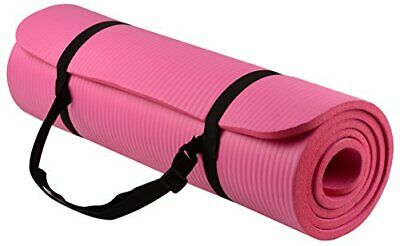 Photo 1 of BalanceFrom GoYoga All-Purpose 1/2-Inch Extra Thick High Density Anti-Tear Exercise Yoga Mat with Carrying Strap
