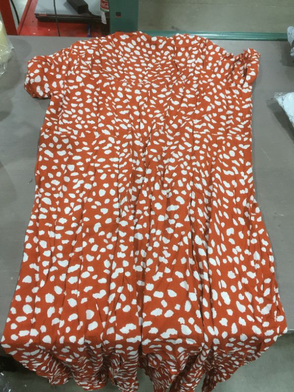 Photo 1 of Women's (3XL) Orange Decorative Dress