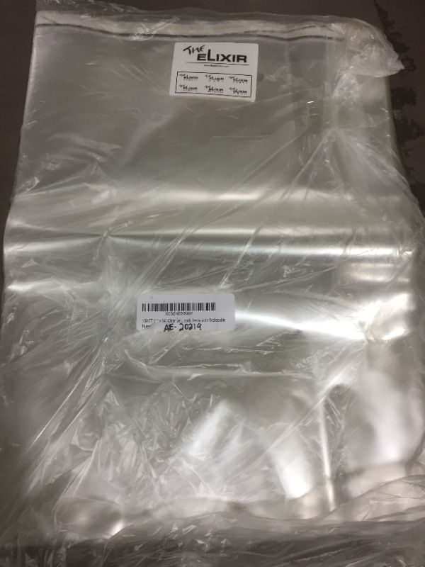 Photo 1 of 100CT Clear Seal Bags