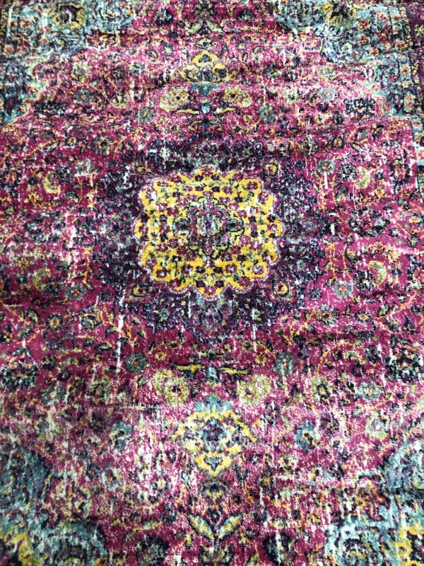 Photo 3 of Bodrum Vintage-Inspired Persian Verona Pink 9' x 6'8" Area Rug