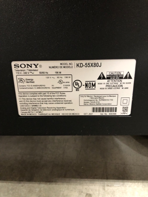 Photo 4 of Sony X80J 55 Inch TV: 4K Ultra HD LED Smart Google TV with Dolby Vision HDR and Alexa Compatibility KD55X80J- 2021 Model
