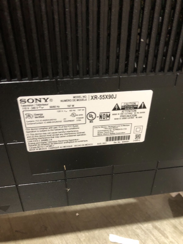 Photo 4 of Sony X90J 55 Inch TV: BRAVIA XR Full Array LED 4K Ultra HD Smart Google TV with Dolby Vision HDR XR55X90J