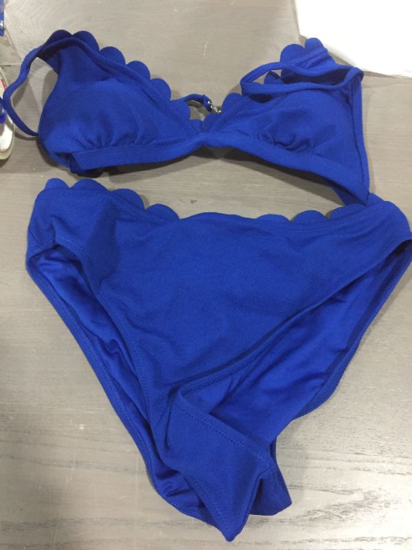 Photo 1 of Womens (L) Blue Bikini