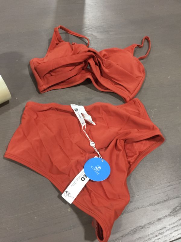 Photo 2 of Women (XS) Marsala Twist High Waisted Bikini
