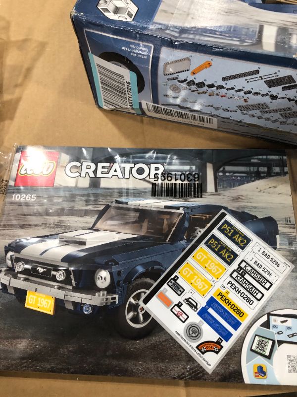 Photo 3 of LEGO Creator Expert Ford Mustang 10265 Building Kit (1471 Pieces)
