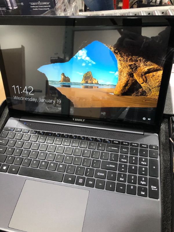 Photo 1 of TECLAST 15.6" Gaming Laptop 12GB+256GB 10th Intel Core i3-1005G1 Laptop Computer Up to 3.4GHz 15W Process 1920x1080 FHD Thin Traditional Laptop Computers HDMI 5G WiFi BT Type-C USB3.0 Zoom Study
