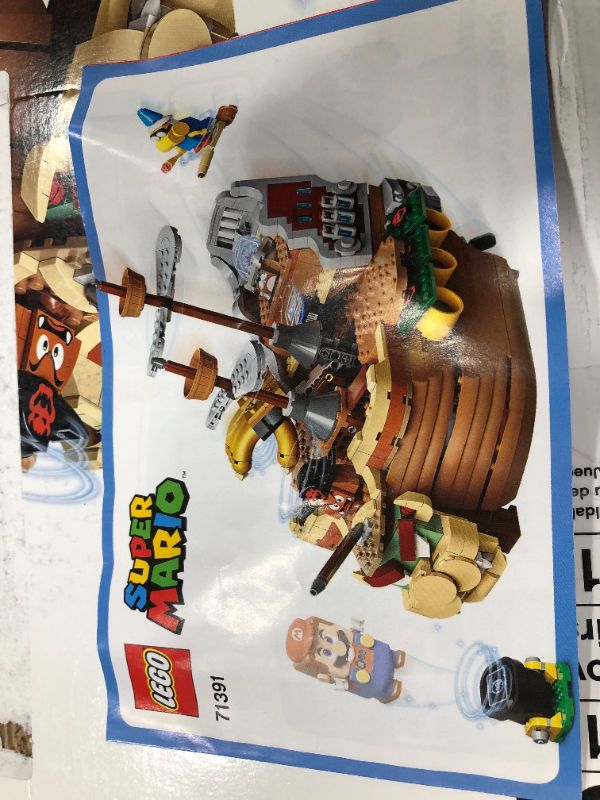 Photo 3 of LEGO Super Mario Bowser’s Airship Expansion Set 71391 Building Kit; Collectible Build-Display-and-Play Toy for Kids, New 2021 (1,152 Pieces)
