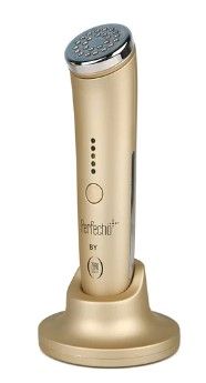Photo 2 of LIMITED EDITION PERFECTIO PLUS REJUVENATE SKINS APPEARANCE AND STRUCTURE DUAL ACTION TECHNIQUES RED LED LIGT TOPICAL HEAT INFRARED LEDS TREATMENT TO ALL SKIN LAYERS POWERFUL ANTI WRINKLE DEVICE HELP SKIN CELL PRODUCTION AND COLLAGEN FIBERS NEW