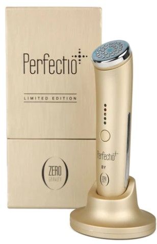Photo 1 of LIMITED EDITION PERFECTIO PLUS REJUVENATE SKINS APPEARANCE AND STRUCTURE DUAL ACTION TECHNIQUES RED LED LIGT TOPICAL HEAT INFRARED LEDS TREATMENT TO ALL SKIN LAYERS POWERFUL ANTI WRINKLE DEVICE HELP SKIN CELL PRODUCTION AND COLLAGEN FIBERS NEW