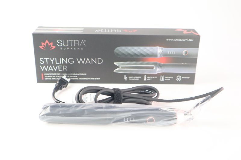 Photo 4 of STYLING WAND TOURMALINE PLATES IONIC INFRARED TECHNOLOGY FOR SHINY LOOK WITH NO DAMAGE CURVEDTIPS FOR NO BURNING FINGERS 4 HEAT SETTINGS NEW IN BOX
$119.99
