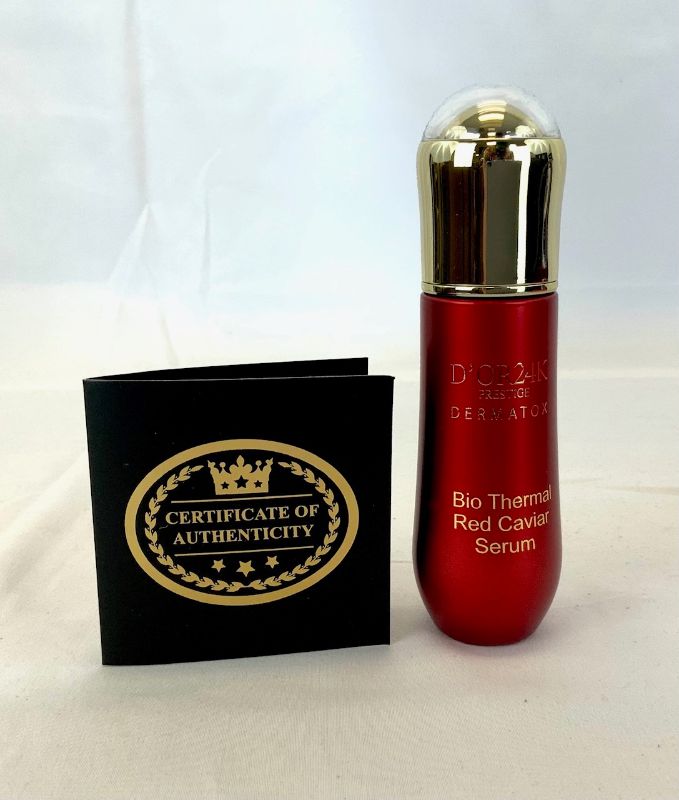 Photo 3 of BIO THERMAL RED CAVIAR SERUM REPAIRS SKIN CONDITIONS HIGH CONCENTRATION OF RED SEAWEED CULTIVATED FROM NATURAL SEA INGREDIENTS RED CAVIARS INGREDIENTS INCLUDES VITAMINS MINERALS AMINO ACIDS TO REPAIR SKINS APPEARANCE SOFTENS SURFACE LINES DECREASES SENSIT