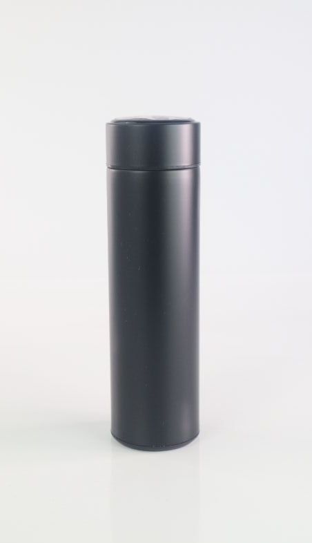 Photo 1 of STAINLESS STEEL VACUUM FLASK HAS A THERMOMETER IN LID TO SHOW HOW COLD YOUR WATER IS THERE A MINI STRAINER FOR FRUIT OR LEAVES NEW $49.99