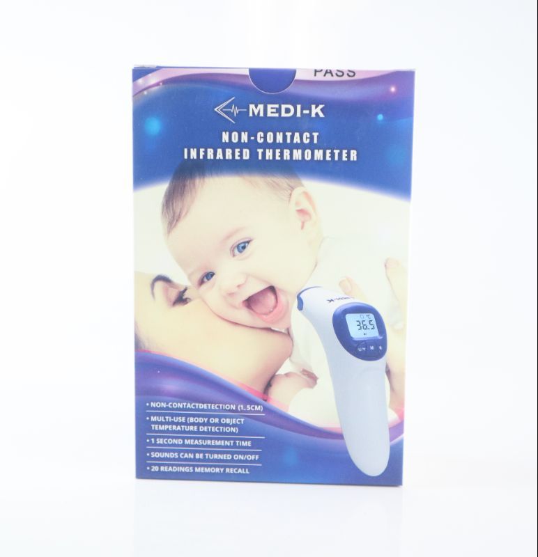 Photo 2 of NON CONTACT INFRARED THERMOMETER 1 SECOND MEASURE TIME 20 READING MEMORY RECALL SOUNDS CAN BE TURNED OFF SAFE AND HYGIENIC CAN SWITCH BETWEEN FAHRENHEIT AND CELSIUS NEW IN SEALED BOX 2 PACK
$130
