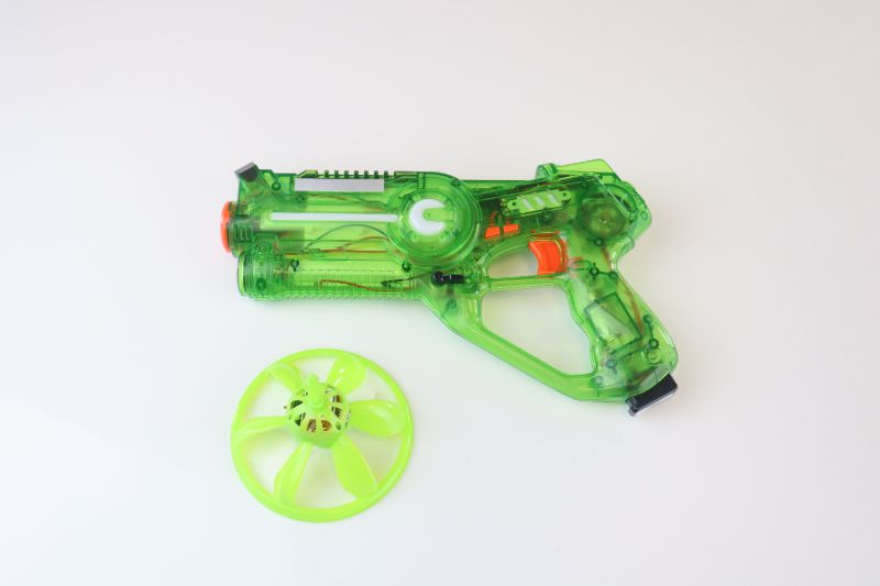 Photo 1 of C STAR TOY GUN INFRARED COUNTERMEASURE INCLUDES EXOPLANET FLYING SAUCER AND CHARGING CORD REQUIRE 4 TRIPLE A BATTERIES NEW IN BOX 2 PACK
$90