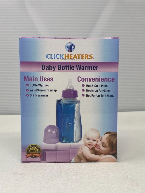 Photo 3 of SIMPLY WRAP THE BOTTLE WARMER AROUND THE BOTTLE AND USE THE VELCRO TO HOLD IT IN PLACE CLICK THE METAL DISC TO ACTIVATE AND WITHIN SECONDS YOUR BOTTLE WILL BE HEATED PERFECT FOR ON THE GO OR MIDDLE OF THE NIGHT SERVINGS COLORS MAY VARY NEW IN BOX
$29.99
