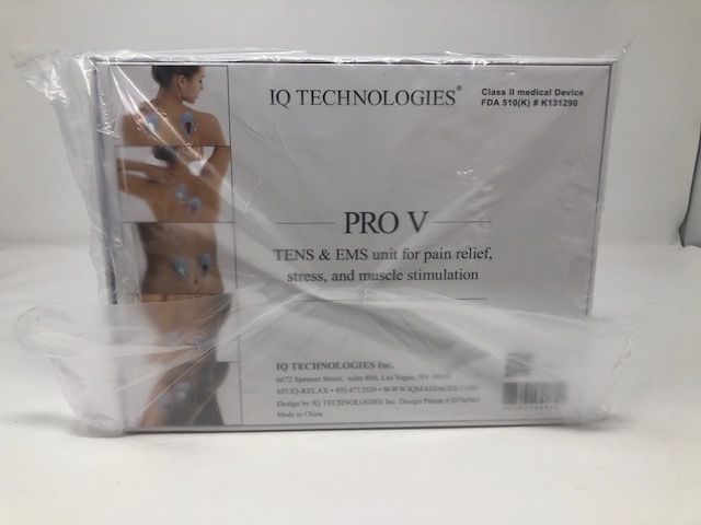 Photo 6 of IQ TECHNOLOGIES PRO V TENS AND EMS UNIT COMPLETE SET WITH SLIPPERS AND BELT 12 MASSAGE MODES DUAL CORD FUNCTION 4 ELECTRODES RECHARGEABLE CLASS 2 MEDICAL DEVICE NEW $699

