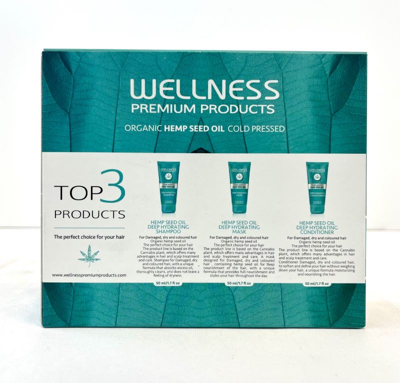 Photo 3 of HEMP SEED OIL INFUSED BOTANICAL 1 DEEP HYDRATING SHAMPOO 1 DEEP HYDRATING CONDITIONER AND 1 DEEP HYDRATING MASK TRAVEL SIZE HEALS HAIR FOLLICLES INSIDE OUT NEW IN BOX  

$49.99 