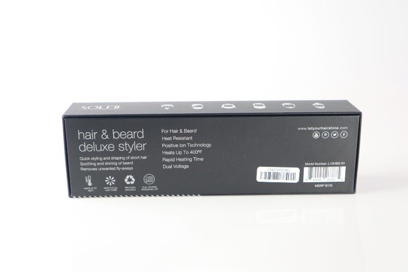 Photo 5 of MSRP $175 : BEARD AND HAIR STYLER RAPID HEAT TIME DUAL VOLTAGE IONIC TECHNOLOGY QUICKLY STYLES AND SHAPES HAIR NEW IN BOX  