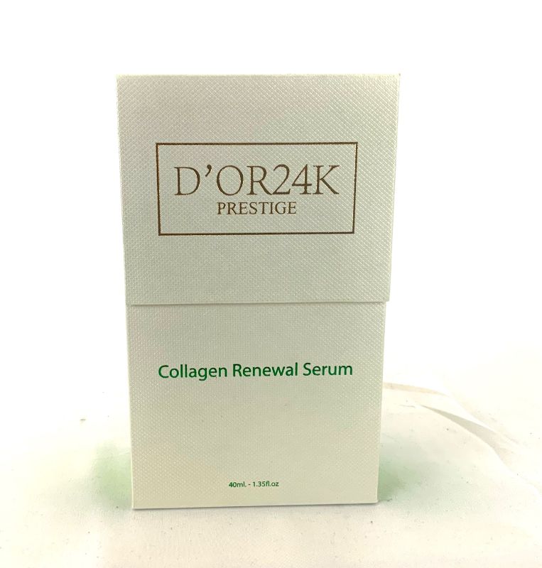 Photo 1 of MSRP $795 : PRESTIGE COLLAGEN RENEWAL SERUM FRESH SCENT PENETRATES SKIN TO FIGHT SIGNS OF AGING 24K GOLD PREVENT BREAKDOWN OF COLLAGEN DIMINISHES LINES AND WRINKLES NEW IN BOX