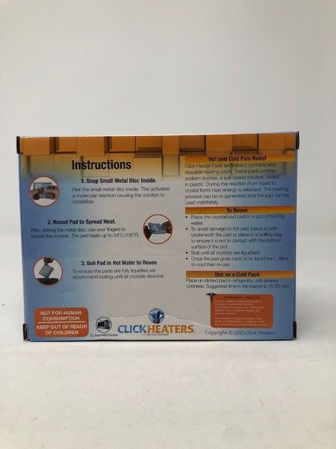 Photo 1 of CLICK HEATER LOWER BACK REUSABLE HOT AND COLD THERMAL PAD REFRIGERATE FREEZE OR HOT LOOSEN MUSCLES RELIEVE PRESSURE LIFETIME WARRANTY COLOR PURPLE NEW SEALED
89.99
