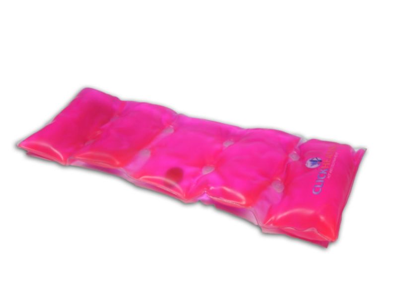 Photo 1 of CLICK HEATER LOWER BACK REUSABLE HOT AND COLD THERMAL PAD REFRIGERATE FREEZE OR HOT LOOSEN MUSCLES RELIEVE PRESSURE LIFETIME WARRANTY COLOR PINK NEW SEALED 89.99