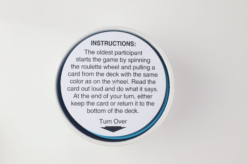 Photo 4 of SPIN TASK IS A CARD GAME THAT INCLUDES A SPINNER  A DECK OF CARDS AND INSTRUCTIONS TO PLAY YOU SPN AND DO WHAT THE CARD SAYS NEW 
 $25.99