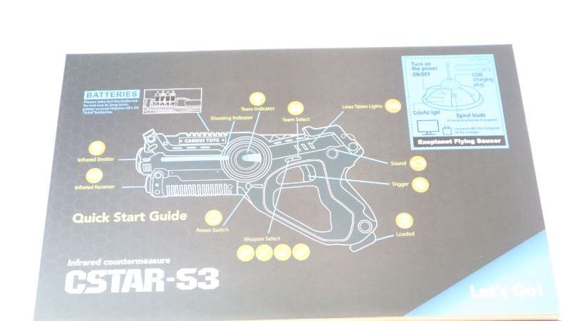 Photo 1 of C STAR TOY GUN INFRARED COUNTERMEASURE INCLUDES EXOPLANET FLYING SAUCER AND CHARGING CORD REQUIRE 4 TRIPLE A BATTERIES NEW IN BOX
$45.99
