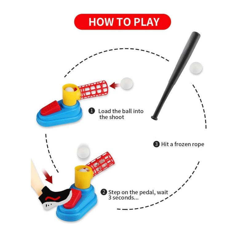Photo 3 of YOUR CHILD WILL ENJOY HOURS OF ENTERTAINMENT AND CONSTRUCTIVE PRACTICE PLAYING WITH THIS POP UP PITCHING MACHINE SET INCLUDES 1 COLLAPSABLE BAT, 1 MACHINE, 6 SOFT EVA BALLS NEW IN BOX BOX IS SLIGHTLY DAMAGED
$32.99
