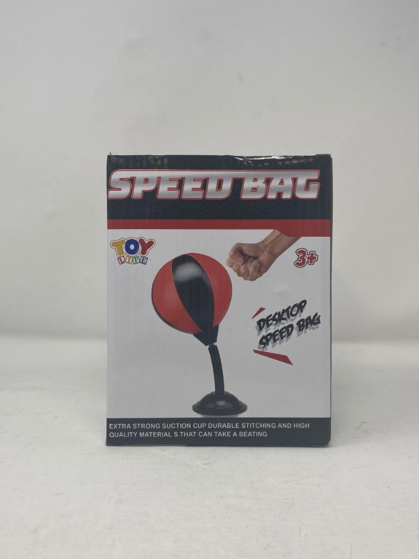 Photo 4 of PUNCHING BAG IS GREAT FOR KIDS AND ADULTS ALLOWS PRACTICING STRENGTH COORDINATION AND SPEED HIGH TENSION SPRING BUILT TO BOUNCE BACK AFTER EVERY HIT BOX INCLUDES AIR PUMP TO GET YOU STARTED NEW INBOX
$32.99
