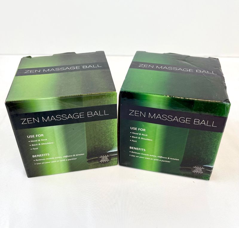 Photo 2 of 2 PACK ZEN BALL MASSAGER RELIEVES MUSCLES ACHES STIFFNESS AND TENSION NEW IN BOX
$24.99
