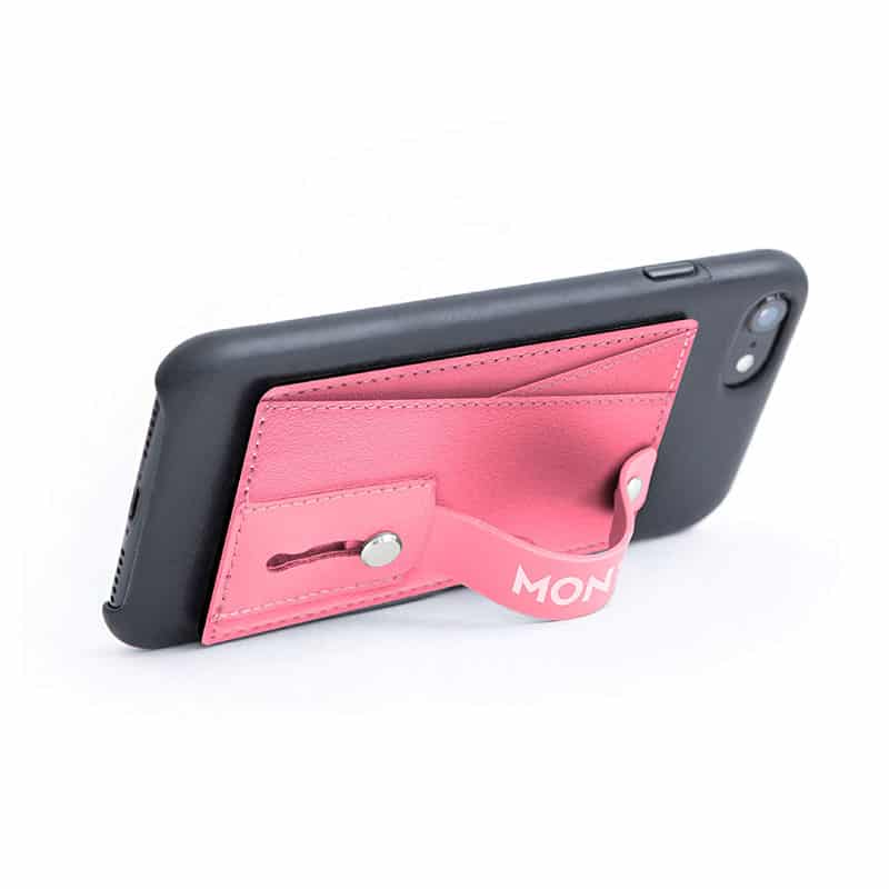 Photo 1 of LIGHT PINK MONET 3 IN 1 ADHESIVE PHONE WALLET AND KICKSTAND 3.75IN X 2.25IN X 0.1INCH DOES NOT ADHERE TO GLASS NEW $9.99