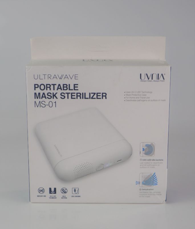 Photo 3 of ULTRAWAVE PORTABLE MASK STERILIZER MS 01 ECO FRIENDLY REMOVES HARMFUL BACTERIA AND SUBSTANCE NEW $58