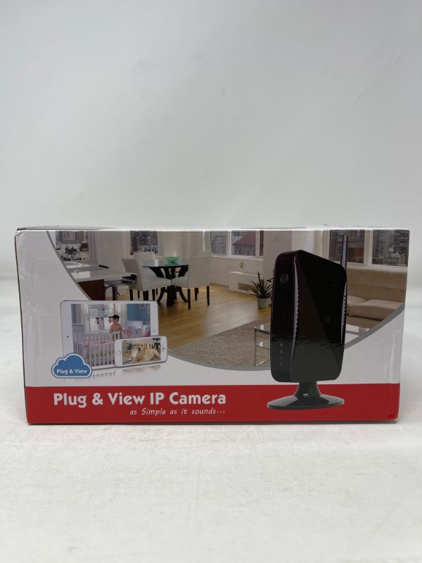 Photo 3 of TEN PACK OF PLUG AND VIEW IP CAMERA COMES WITH WIFI NIGHT VISION MOTION DETECTION INVISIBLE LED FHD 1080P AND MOBILE VIEW AS IS CONDITION UNKNOWN SOLD AS IS 
$500