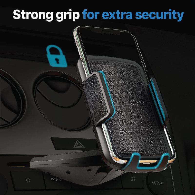 Photo 1 of BESTRIX CD SLOT PHONE HOLDER EASY INSTALL AND REMOVAL 360 VIEW COVERS UP TO 3.62IN WIDE AND 0.5IN DEPTH HOLDS MOST PHONES AND CASES NEW $24.95