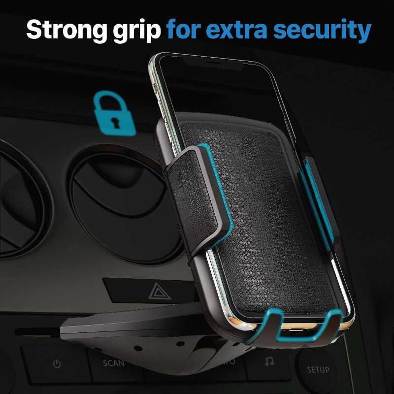 Photo 2 of BESTRIX CD SLOT PHONE HOLDER EASY INSTALL AND REMOVAL 360 VIEW COVERS UP TO 3.62IN WIDE AND 0.5IN DEPTH HOLDS MOST PHONES AND CASES NEW $24.95