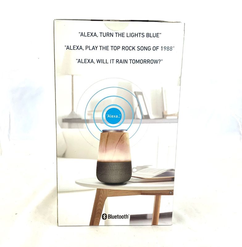 Photo 1 of SHARPER IMAGE WIFI SMART LED SPEAKER AMAZON ALEXA COMPATABILITY VOICE CONTROL WIRELESS BLUETOOTH SPEAKER WIFI MODE 7 LED COLORS NEW IN BOX
$99
