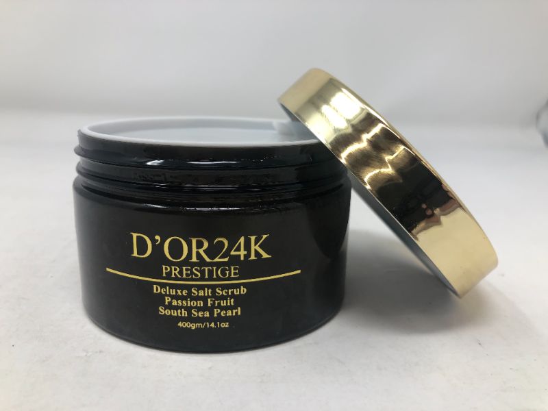 Photo 2 of 24K PASSION FRUIT BODY SCRUB IMPROVE CIRCULATION BY INVIGORATING THE SKIN AND OPENING THE PORES TO REMOVE DEAD SKIN CELLS THIS GIVES THE UNDERLYING SKIN CELLS A NEW CHANCE TO BREATHE NEW 
$99.99