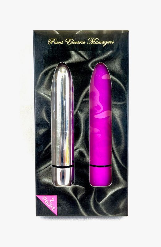 Photo 2 of PEAKPLAYS WIREESS EROTIC BULLET MASSAGER SET OF TWO SINGLE SPEED MINI SILICONE HANDHELD WATERPROOF EASY TO CLEAN USES 1 AAA BATTERY PER NOT INCLUDED NEW IN BOX
$20
